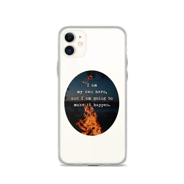 I Am My Own Hero iPhone Case 15.50