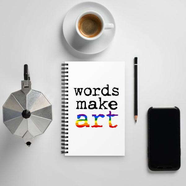 Words Make Art Notebook - Pride 16.50