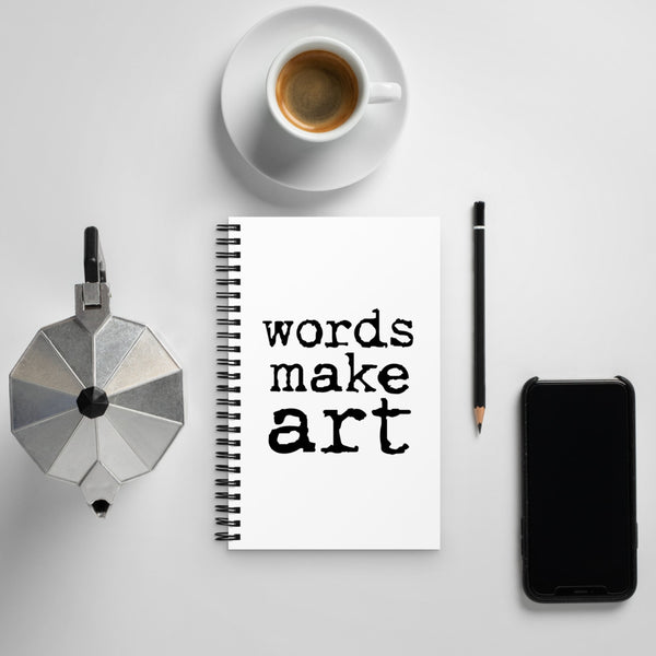 Words Make Art Notebook 16.50