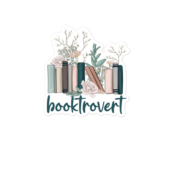 Booktrovert Sticker
