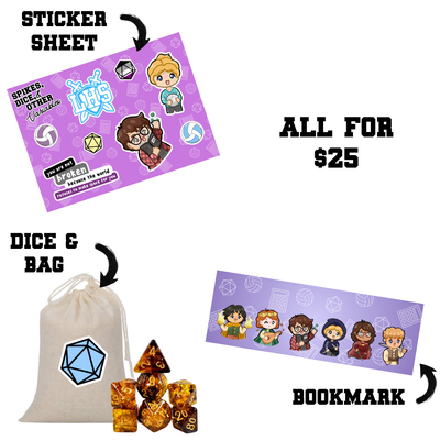 Spikes, Dice, & Other Variables Book Box (Without Book)