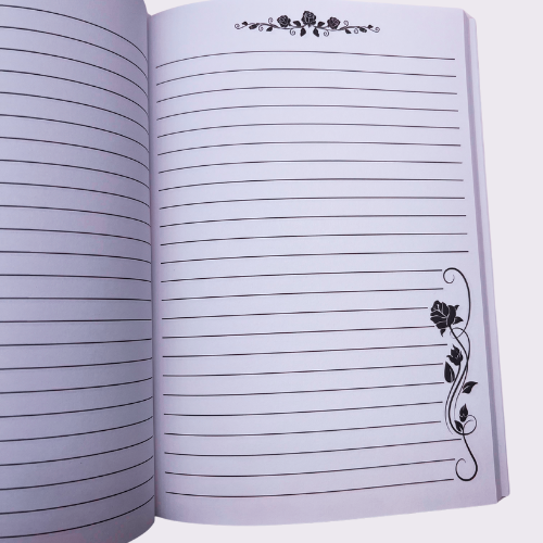 White Rose Notebook - 0