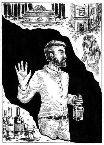 Desperation Art Print (from the novella At The Gate)