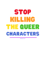 Stop Killing the Queer Characters
