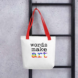 Words Make Art Tote  23.50