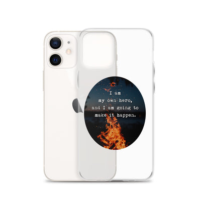 I Am My Own Hero iPhone Case  15.50