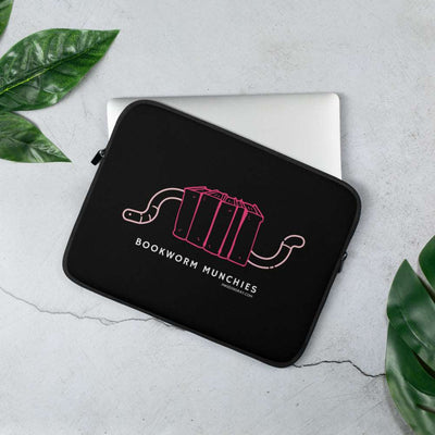 Bookworm Munchies Laptop Sleeve - Pink  25.00