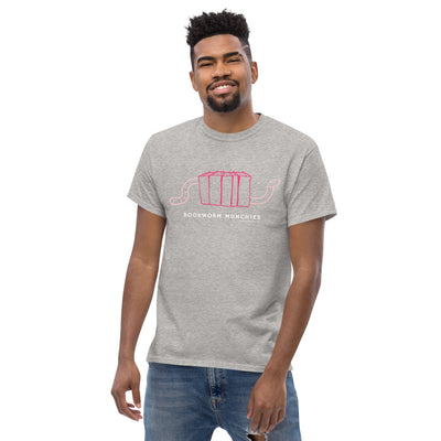 Bookworm Munchies T-shirt - Pink  18.50