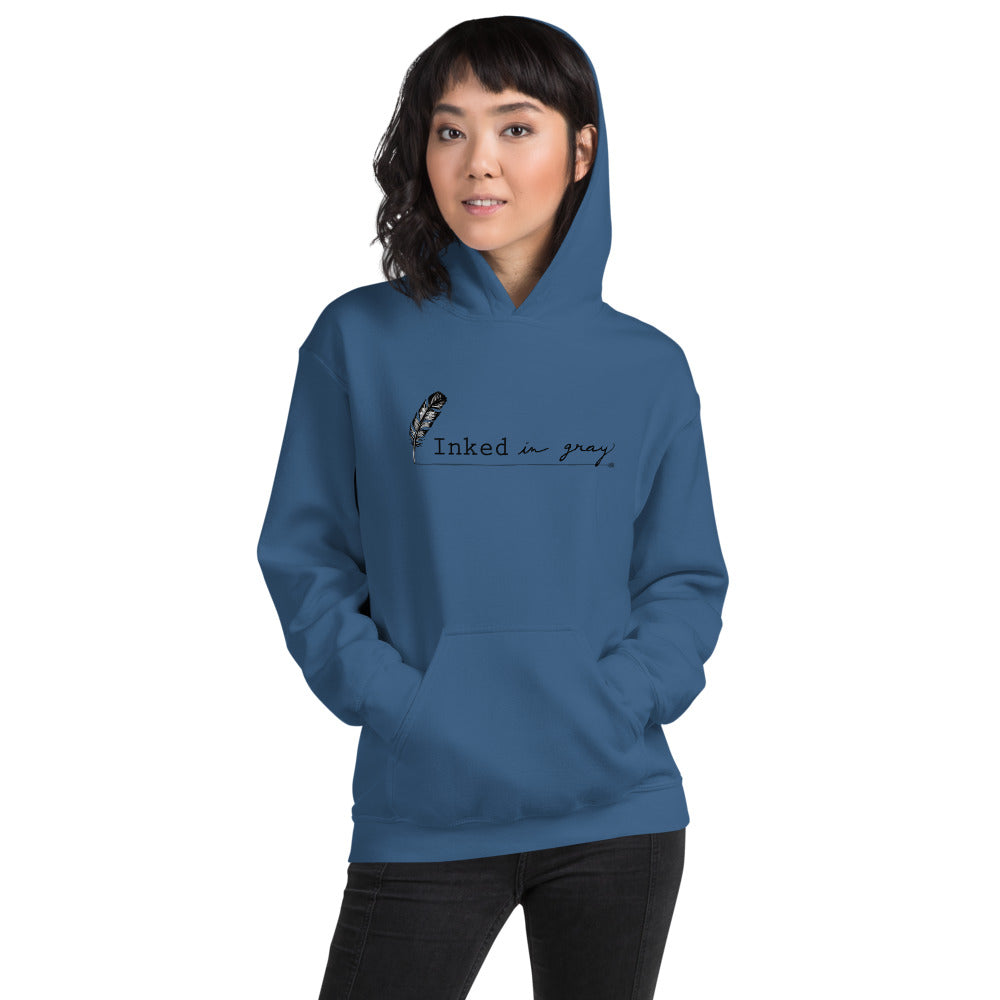 Inked in Gray Hoodie  29.00