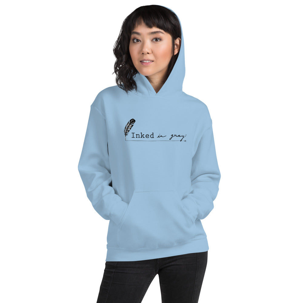 Inked in Gray Hoodie  29.00