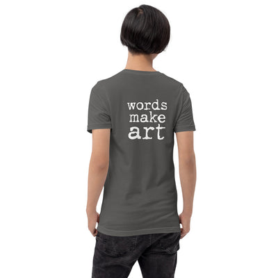 Words Make Art T-shirt - White  26.50