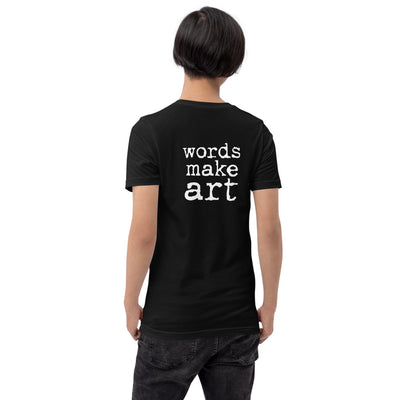 Words Make Art T-shirt - White  26.50