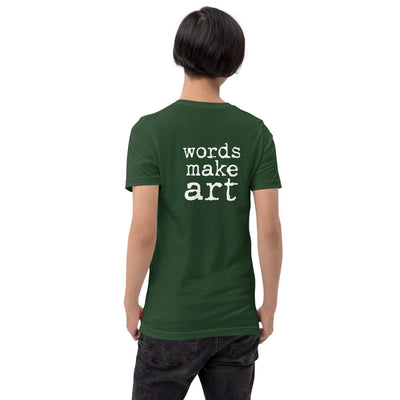 Words Make Art T-shirt - White  26.50