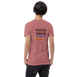 Words Make Art T-shirt - Pride  26.50