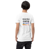 Words Make Art T-shirt - Pride  26.50