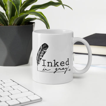 Inked in Gray Mug  11.00