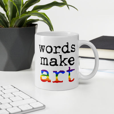 Words Make Art Mug - Pride  11.00