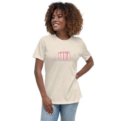 Bookworm Munchies T-shirt - Pink  21.00