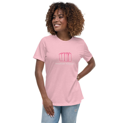 Bookworm Munchies T-shirt Pink  21.00